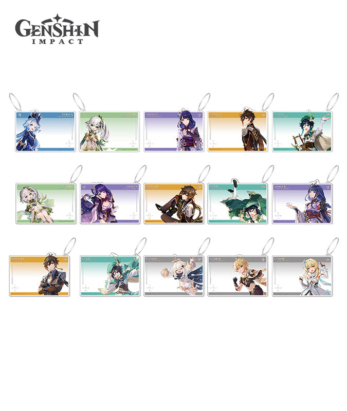 [Official Merchandise] Genshin Anniversary Series Character Acrylic Photocard