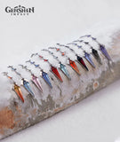[Official Merch] Genshin Impact Frost and Flame Series Fatui Harbingers Brooch Accessory Set