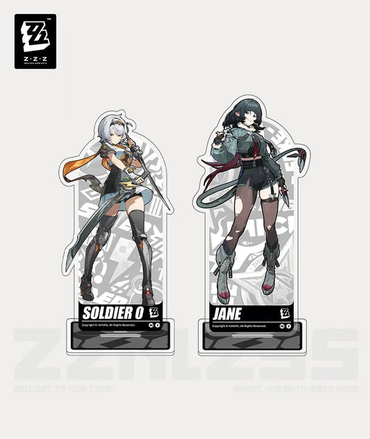 [Official Merchandise] Zenless Zone Zero Unknown Faction Jane Doe & Soldier O Anby Acrylic Stand