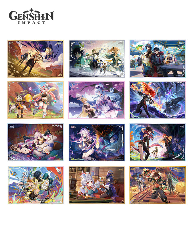 [Official Merchandise] Genshin Impact Theme Acrylic Shikishi Art Board