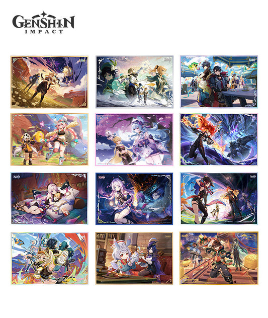 [Official Merchandise] Genshin Impact Theme Acrylic Shikishi Art Board