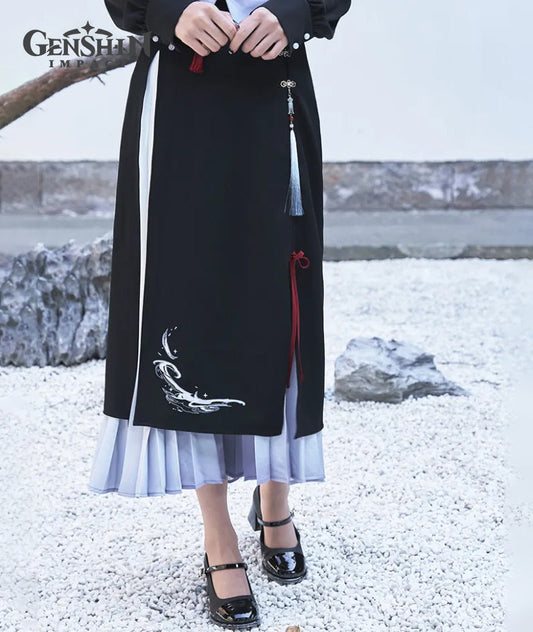 [Official Merchandise] Genshin Impact Shenhe Impression Clothing Midi Skirt