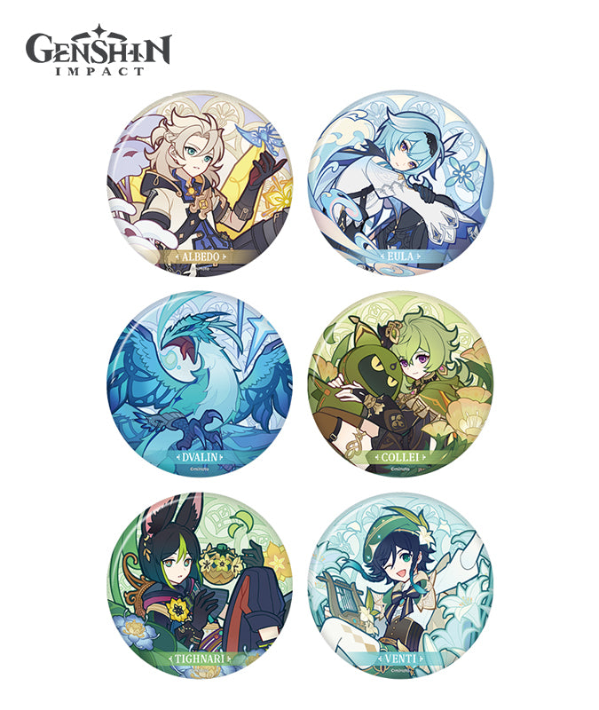 [Official Merchandise] Genshin Impact Windblume's Breath Badges