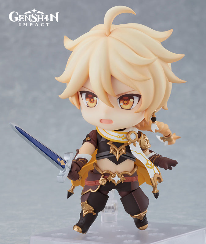 [Official Merchandise] Genshin Impact Traveler (Aether) Nendoroid Action Figure