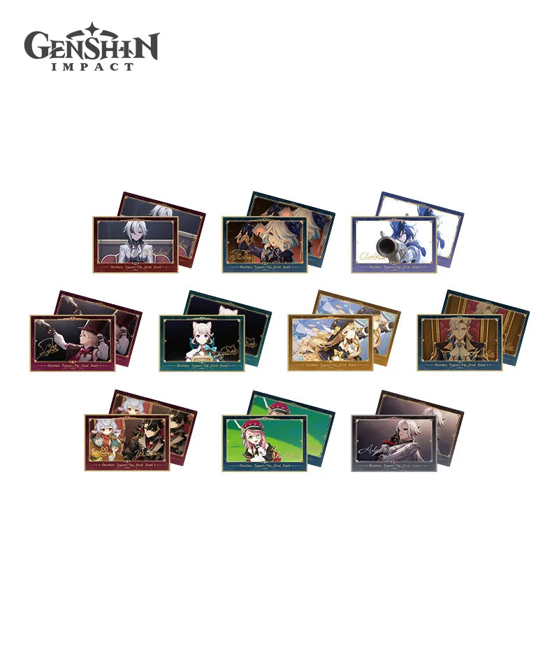 [Official Merchandise] Genshin Impact The Final Feast Badge Collectible Card Blind Box