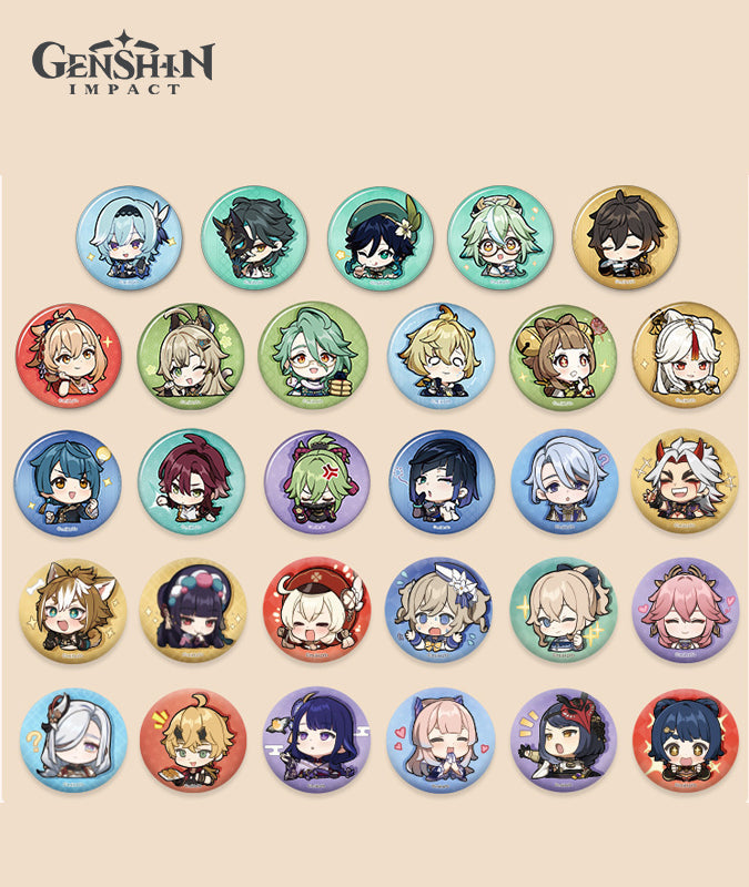 [Official Merchandise] Chibi Expression Sticker Badge