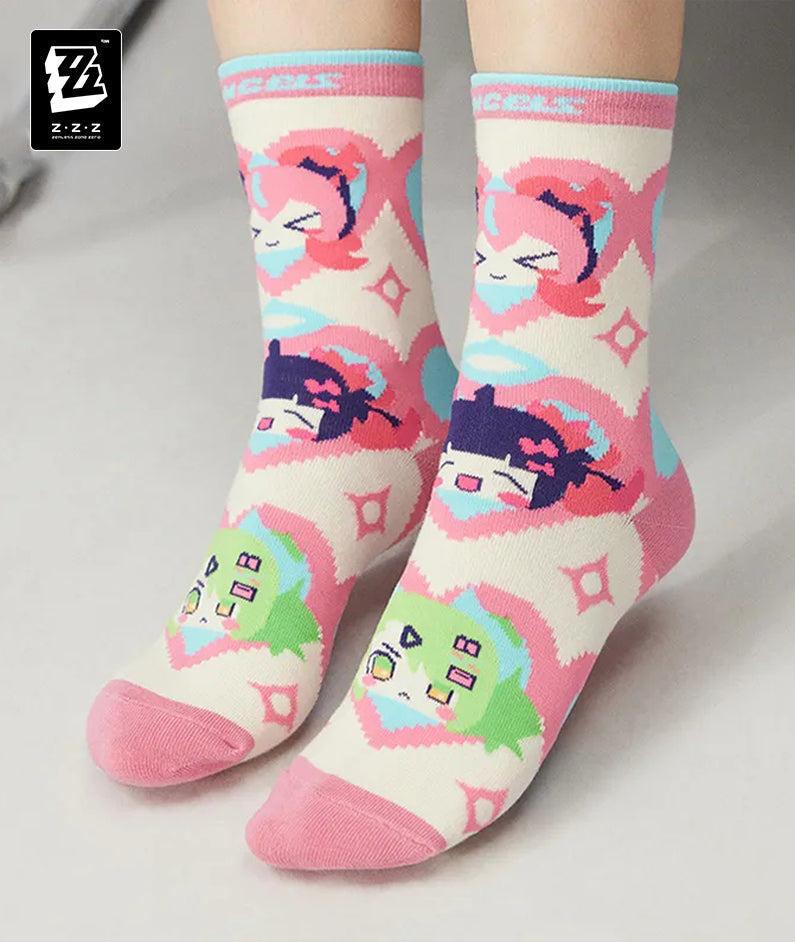 [Official Merch] Zenless Zone Zero Angels of Delusion Sock Set / 3 Pairs