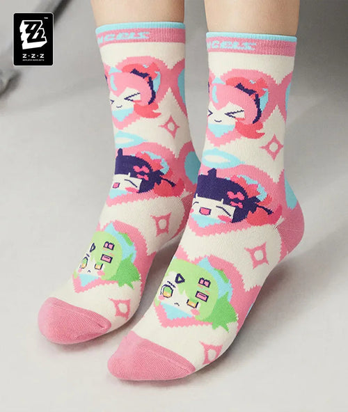 Zenless Zone Zero Angels of Delusion Sock Set / 3 Pairs