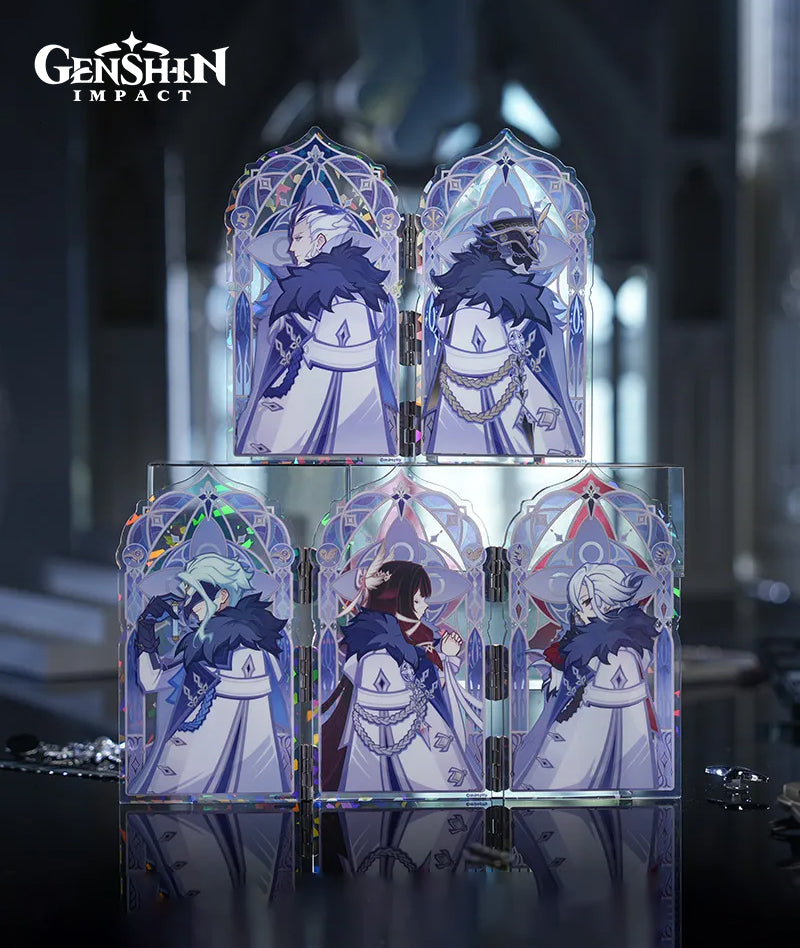 [Official Merch] Genshin Impact Frost and Flame Series Fatui Harbingers Acrylic Stand Blind Box