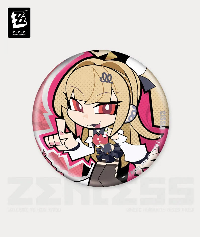 [Official Merch] Zenless Zone Zero Ridu Series Metropolitan Order Division Chibi Badge