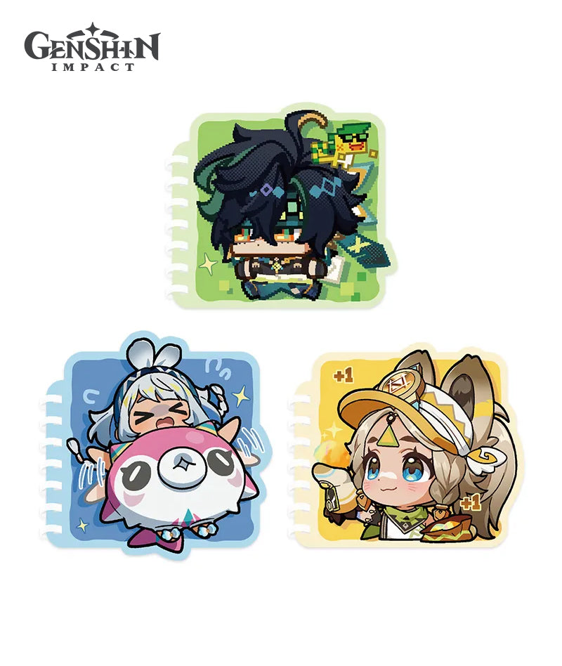 [Official Merchandise] Genshin Impact Natlan Chibi Character Expression Series Spiral Notebook