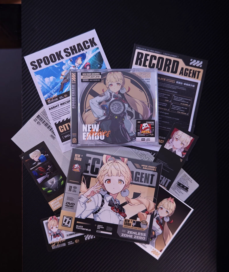 Zenless Zone Zero Spook Shack Character CD & DVD Disc Collectible Set