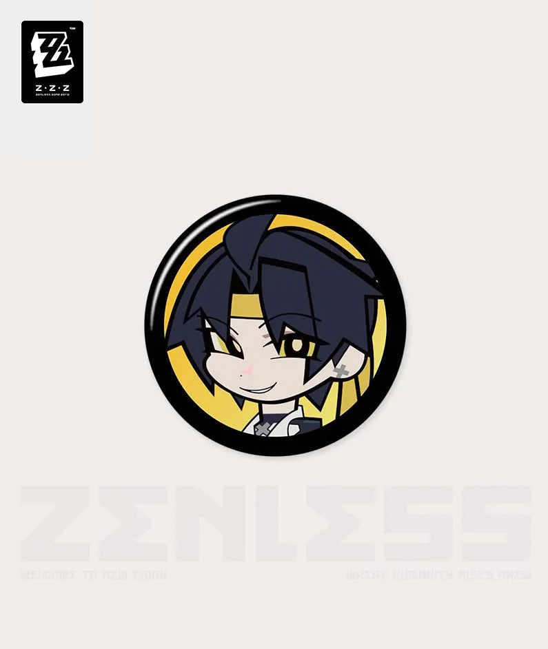 Zenless Zone Zero Excellent Affinity Agent Avatar Mini Badge Blind Box Vol. 4