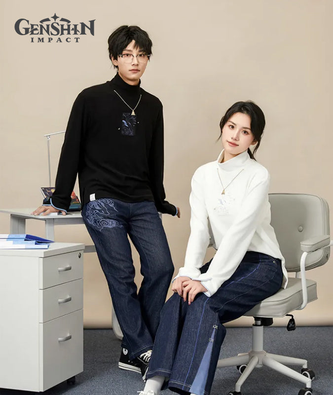 [Official Merchandise] Ganyu Theme Clothing Impression Series Mock Neck Sweater
