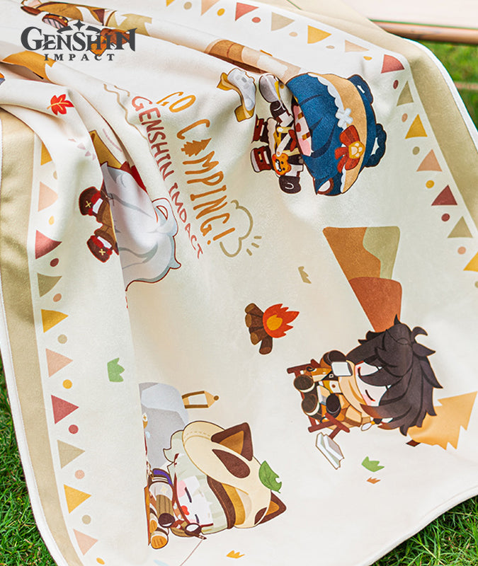 [Official Merchandise] Genshin Impact Go Camping! Series Plush Blanket