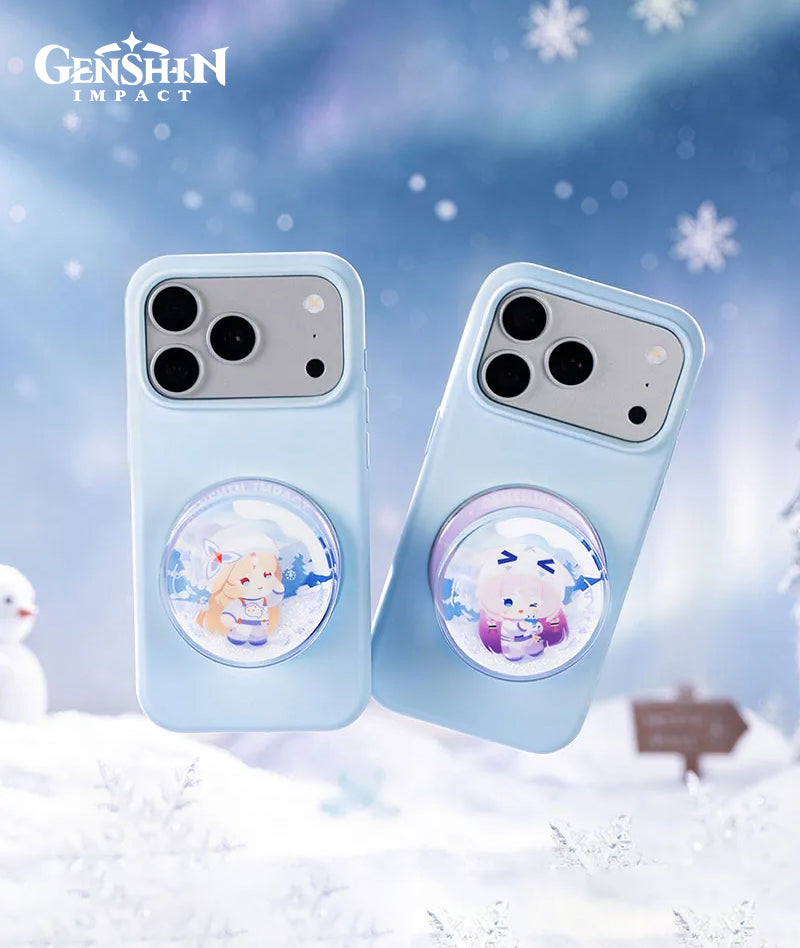 Genshin Impact Aurora Party Glitter Phone Stand