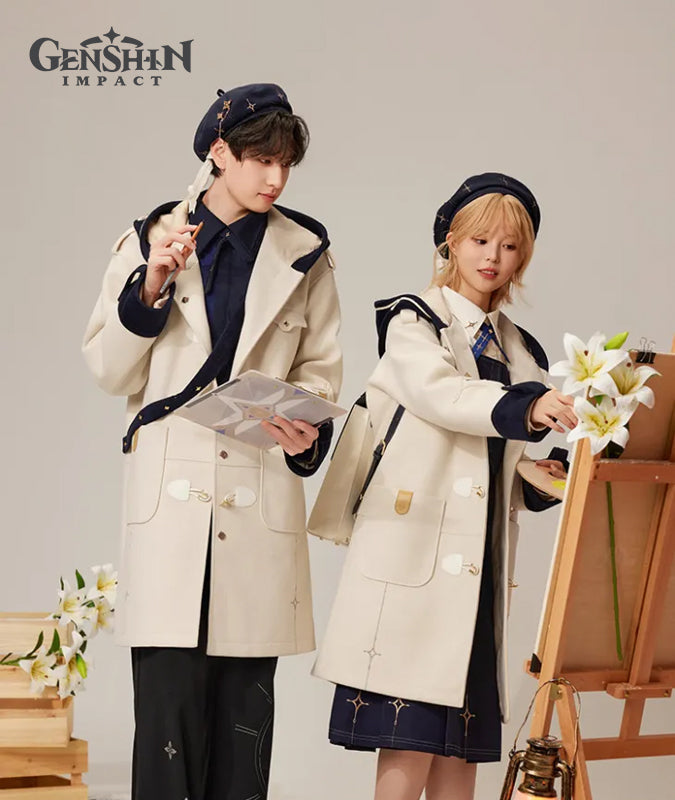 [Official Merchandise] Genshin Impact Albedo Theme Impression Clothing Woolen coat