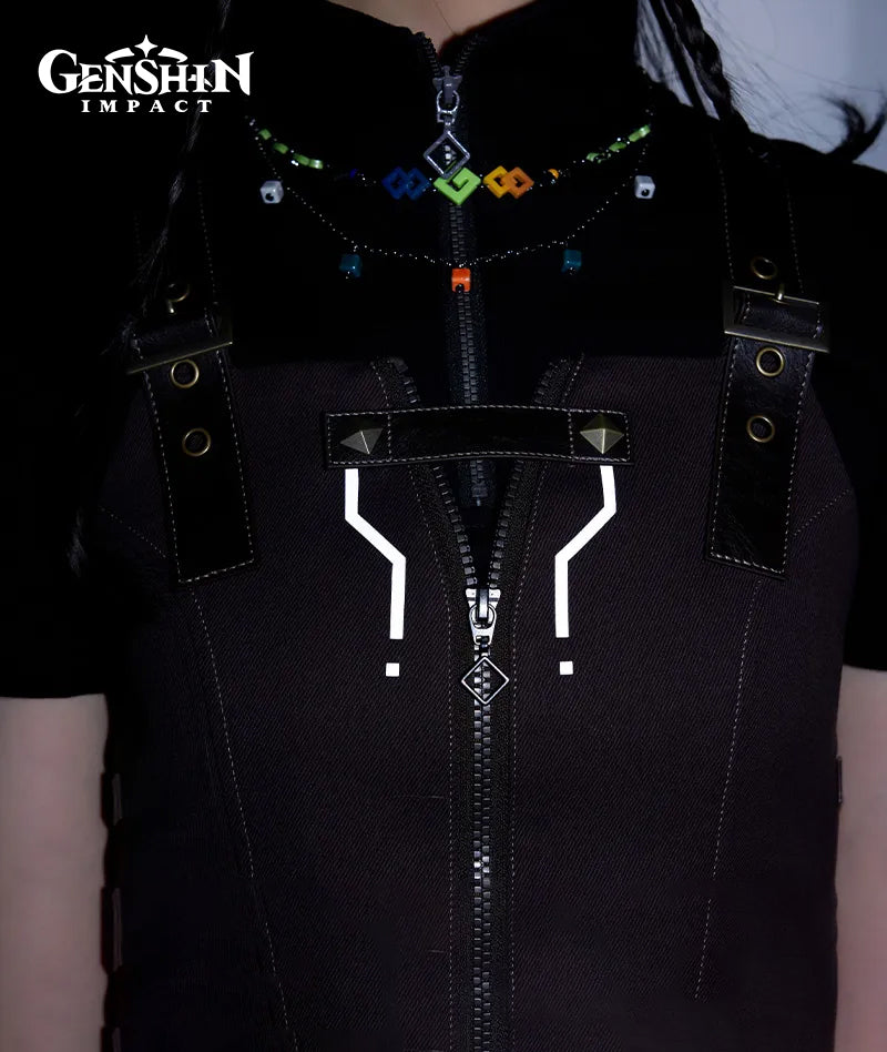 [Official Merchandise] Kinich Theme Impression Clothing Patchwork Cropped Vest
