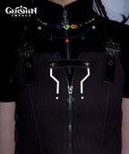 [Official Merchandise] Kinich Theme Impression Clothing Patchwork Cropped Vest