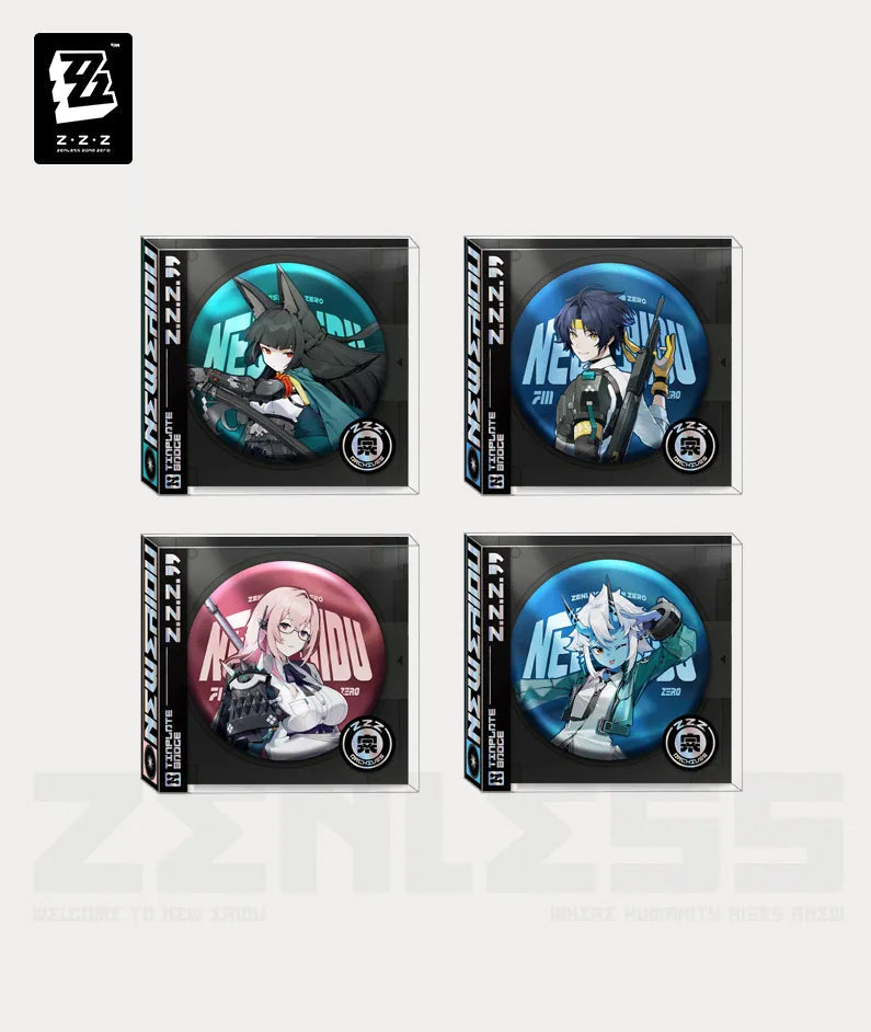 [Official Merchandise] Zenless Zone Zero Section 6 Character Tinplate Badge