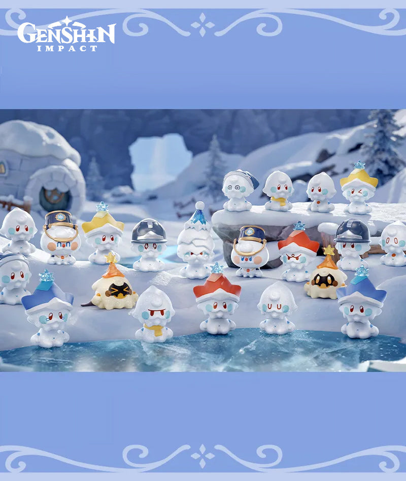 Genshin Impact Snezhnaya Jack Frost Chibi Figure Blind Box