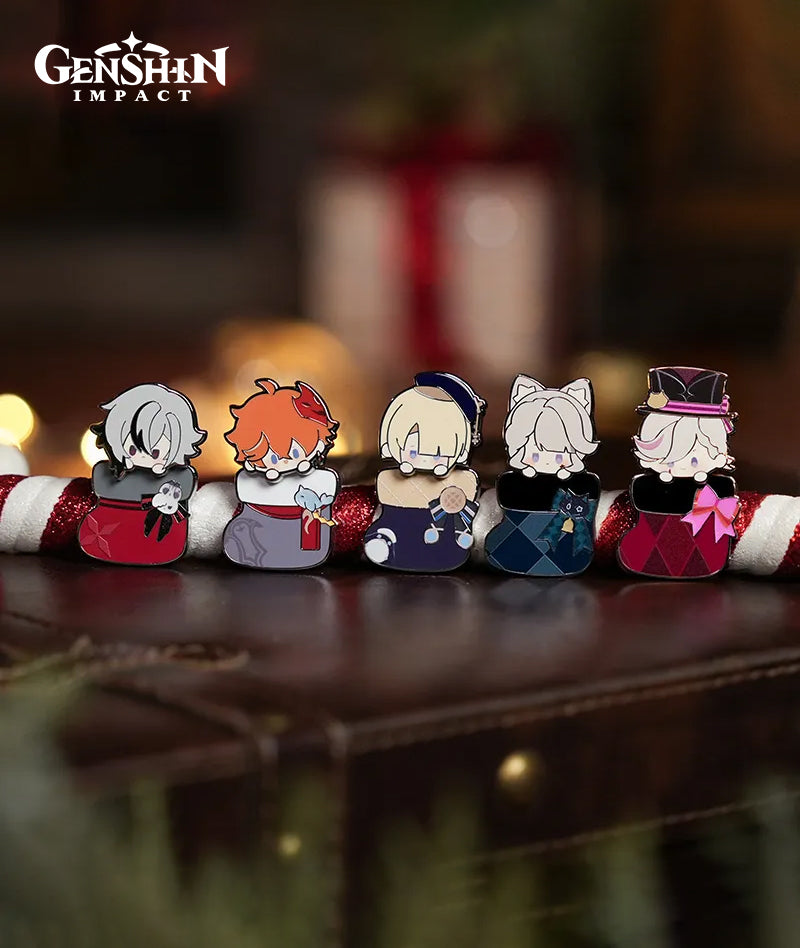 [Official Merchandise] Genshin Impact House of the Hearth Winter Metal Badge