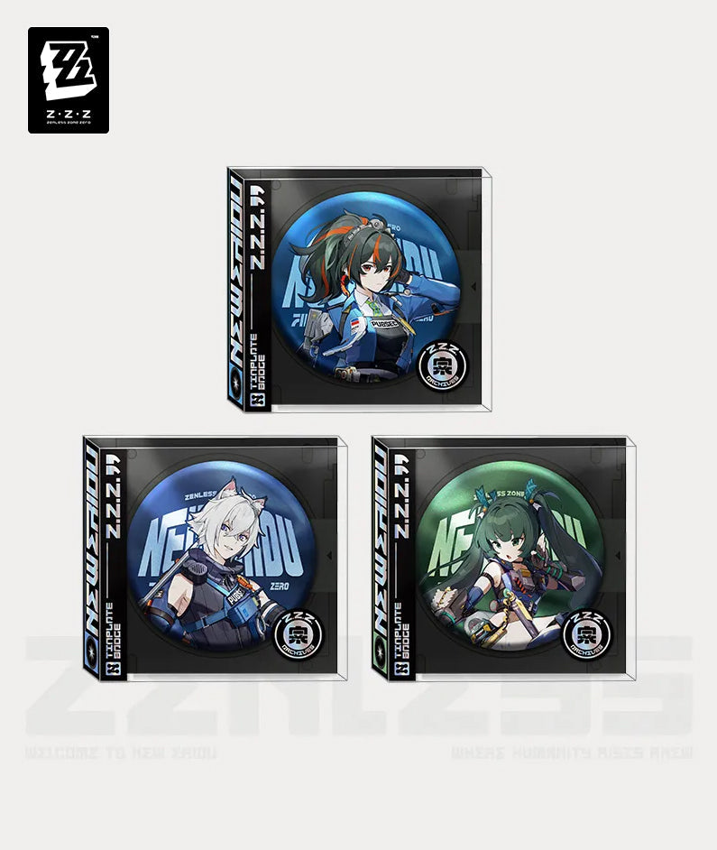 [Official Merchandise] Zenless Zone Zero NEPS Character Tinplate Badge