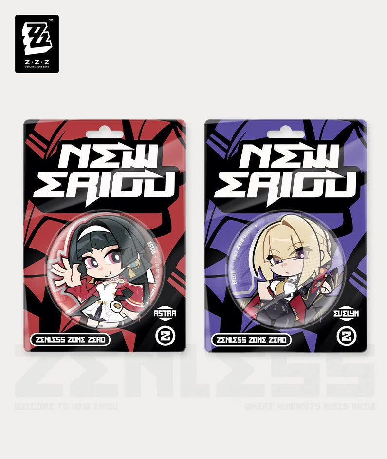 [Official Merchandise] Zenless Zone Zero New Eridu Series Stars of Lyra Chibi Badges