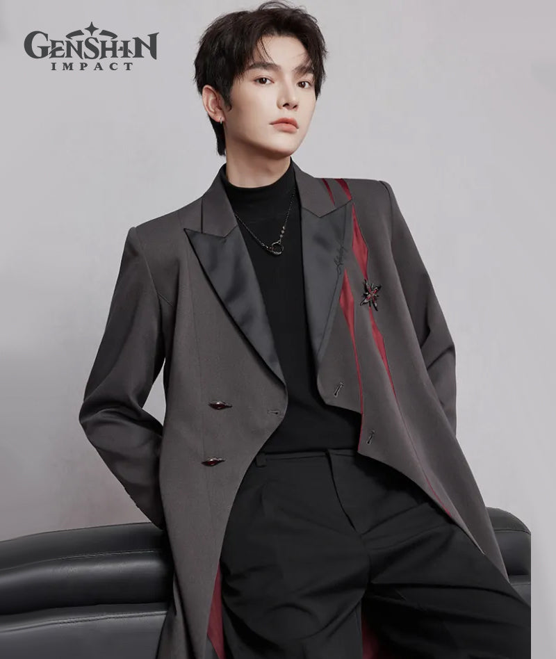 [Official Merch] Genshin Arlecchino Impression Series Long Casual Coat