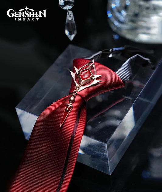 [Official Merch] Genshin Impact Frost and Flame Series Fatui Harbingers Tie