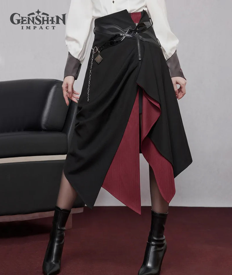 [Official Merch] Genshin Arlecchino Impression Series Asymmetrical Skirt