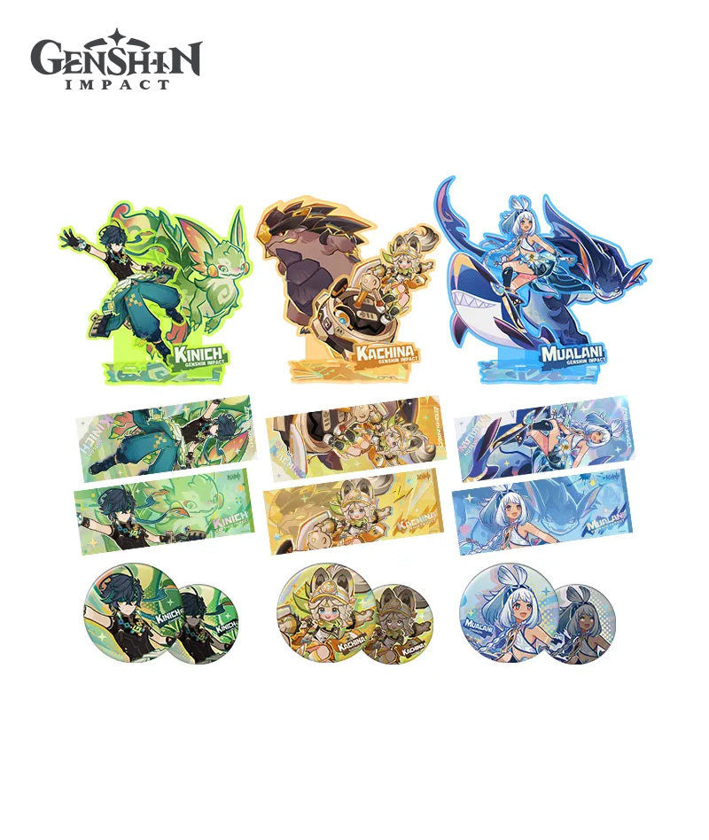 [Official Merchandise] Genshin Impact Traces of Artistry: Badges, Acrylic Stands, Tickets