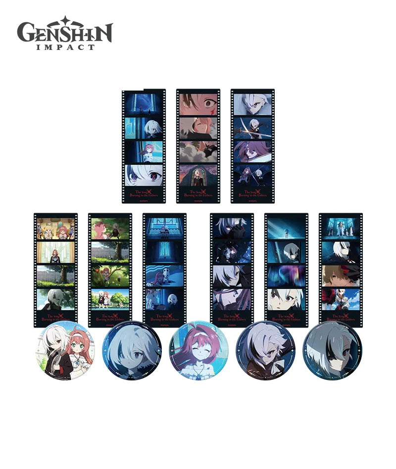 [Official Merchandise] Genshin Impact Arlecchino The Song Burning in the Embers Badges / Bookmark