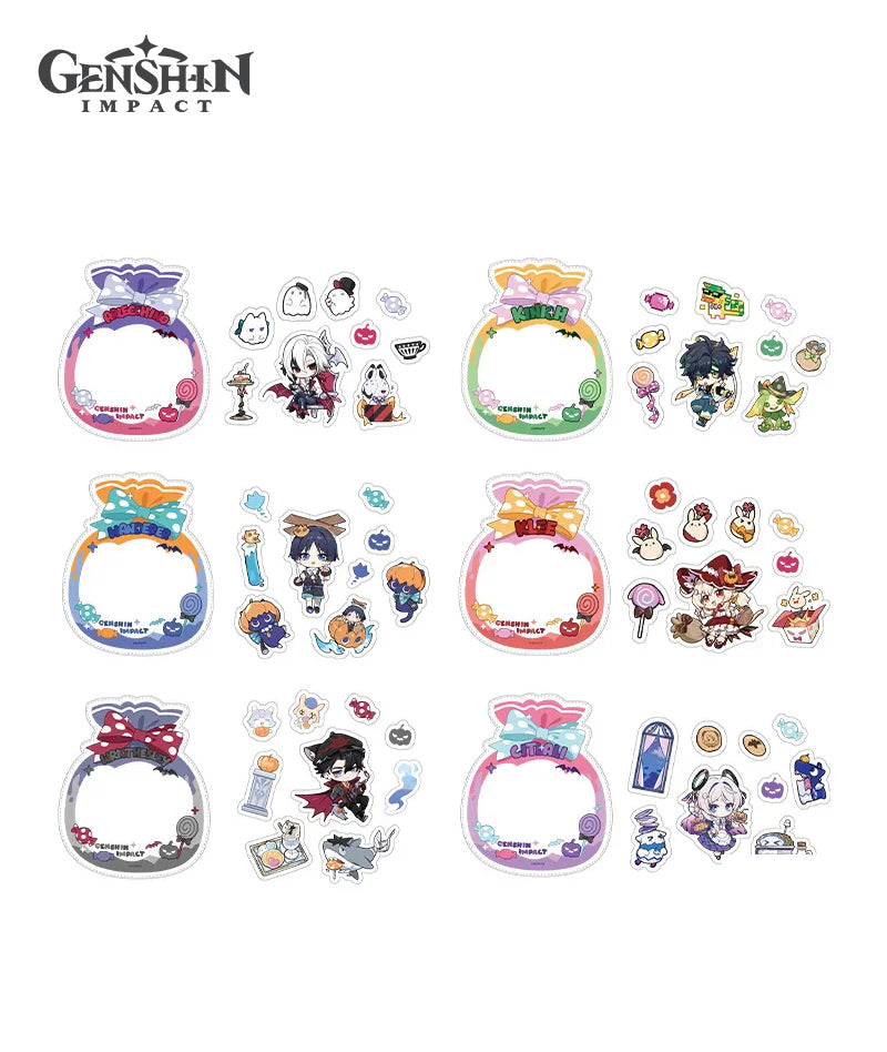 [Official Merch] Genshin Impact Twilight Whimsy Series Sticker Set