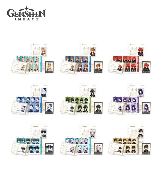 [Official Merch] Genshin Impact Lightbox Chronicles Character File Set