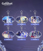 Genshin Impact FES 2026 × Alipay Glitter Acrylic Keychain
