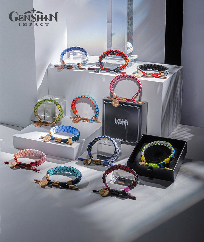 [Official Merchandise] Genshin Impact Character Impression Woven Braided Bracelets