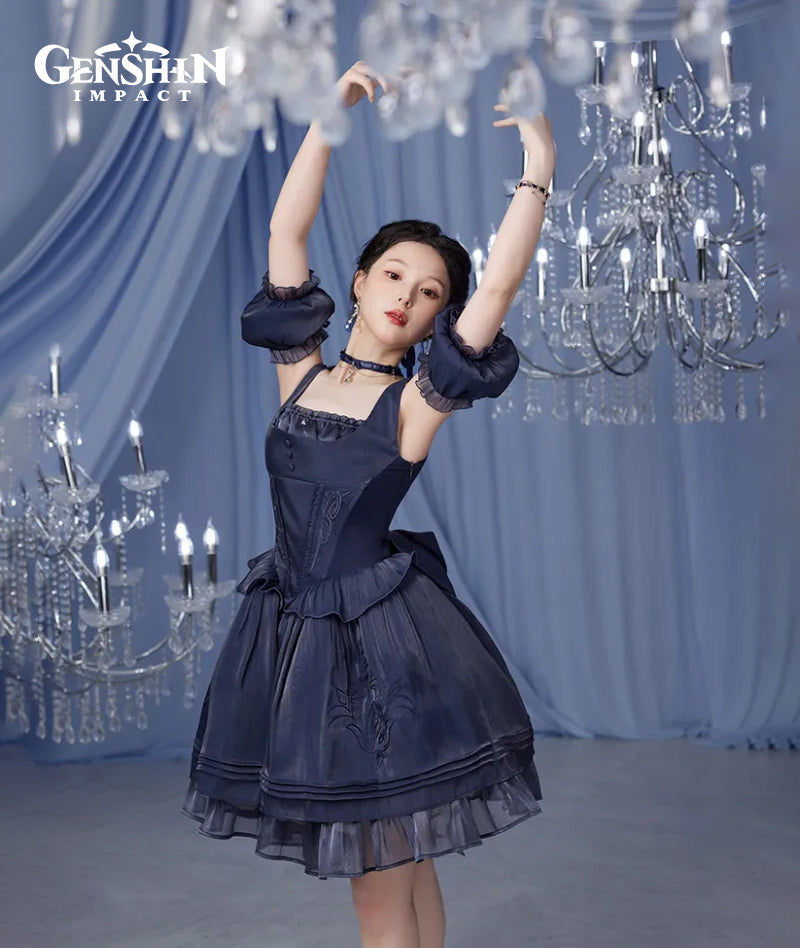 [Official Merchandise] Genshin Impact Furina Impression Clothing Fishbone Strap Dress