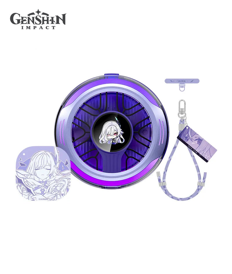 Genshin Impact Skirk Phone Cooler Gift Box Set