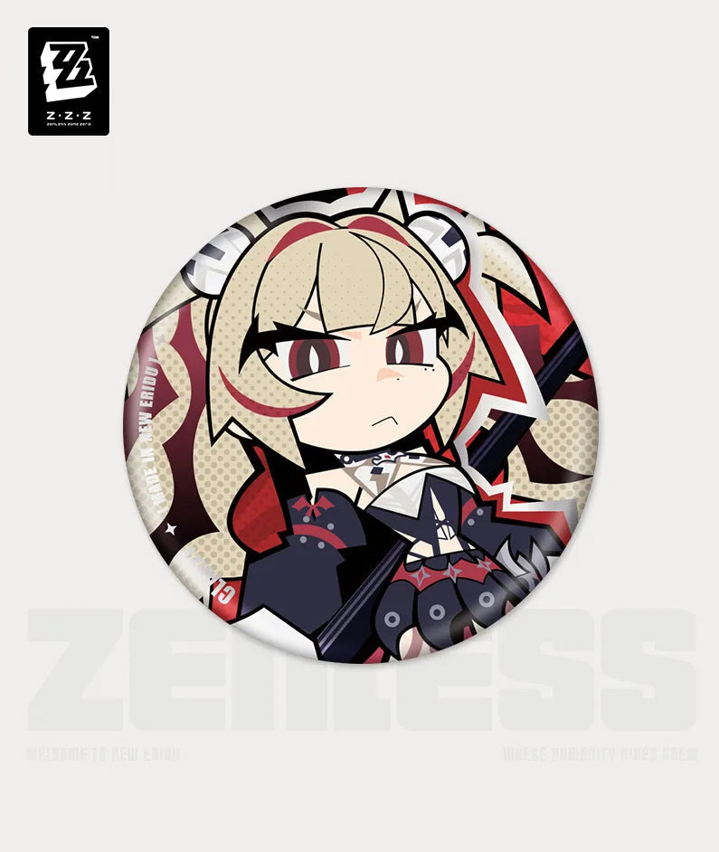 Zenless Zone Zero Ridu Series Flint Workshop Chibi Badge