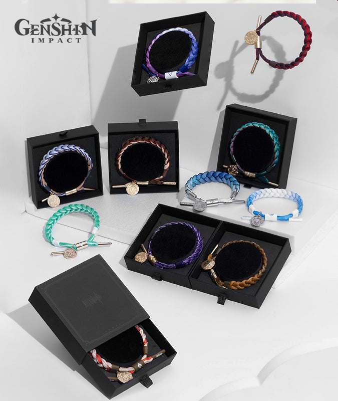 [Official Merchandise] Genshin Impact Character Impression Woven Braided Bracelets