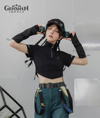 [Official Merchandise] Kinich Theme Impression Clothing Half-Zip T-Shirt with Sleeve Covers