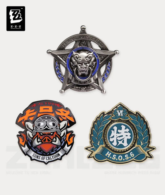 [Official Merchandise] Zenless Zone Zero Faction Series Metal Badge Vol. 2
