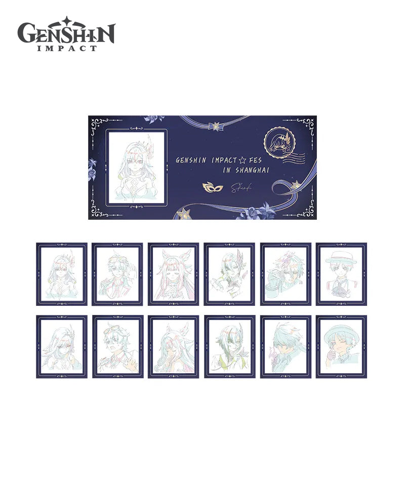 [Official Merch] Genshin Impact FES 2026 Gathering Original Art Film Ticket Stub Set
