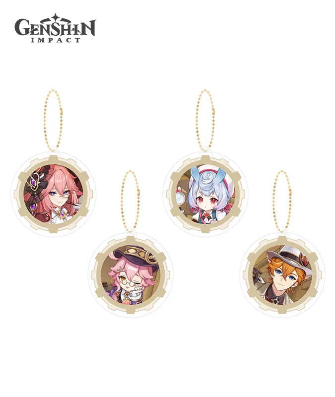 [Official Merchandise] Genshin FES 2024 Yae Miko Childe Sigewinne Dori Keychain