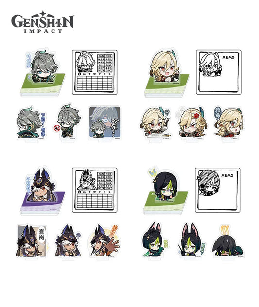 [Official Merchandise] Genshin Impact Chibi Expression Calendar Stamp Ornament Tighnari Cyno