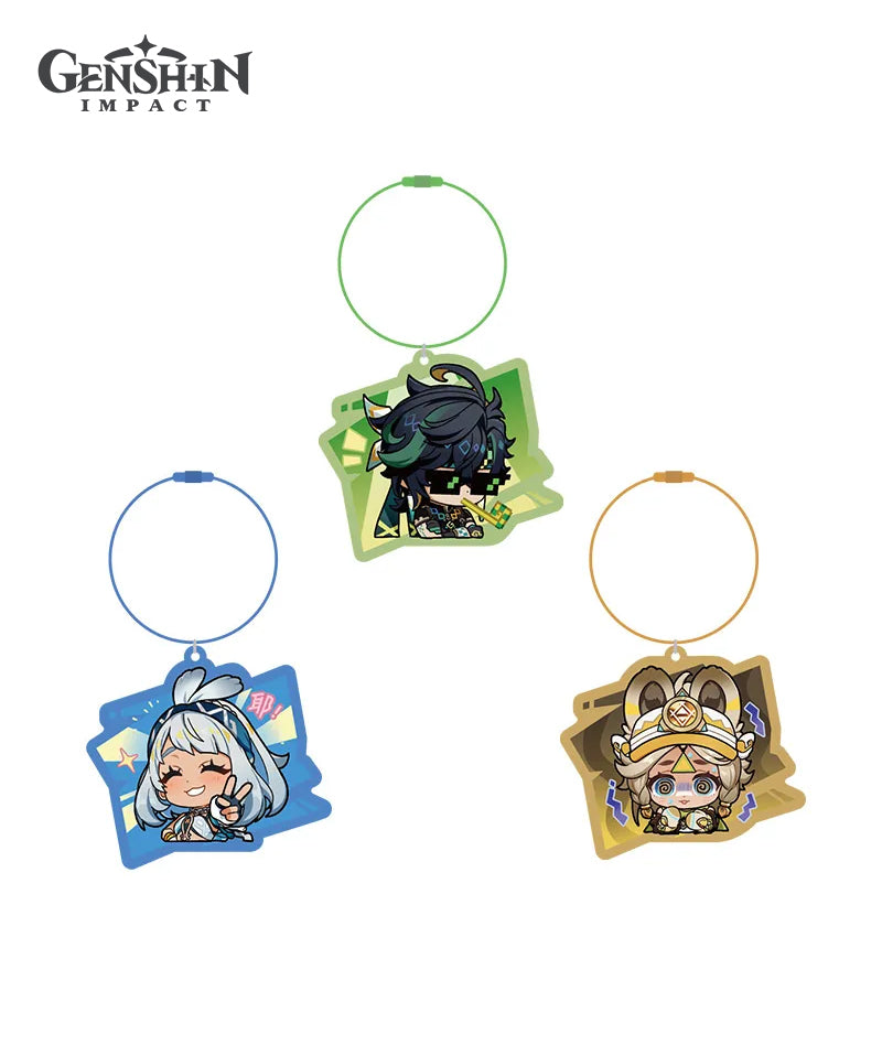 [Official Merchandise] Genshin Impact Natlan Chibi Character Expression Series Acrylic Keychain
