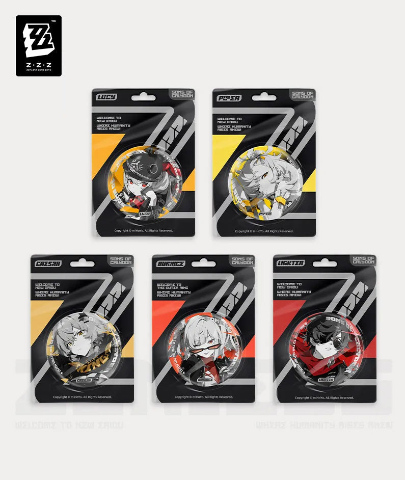 [Official Merchandise] Zenless Zone Zero Mindscape Cinema Art Sons of Calydon Characters Badges