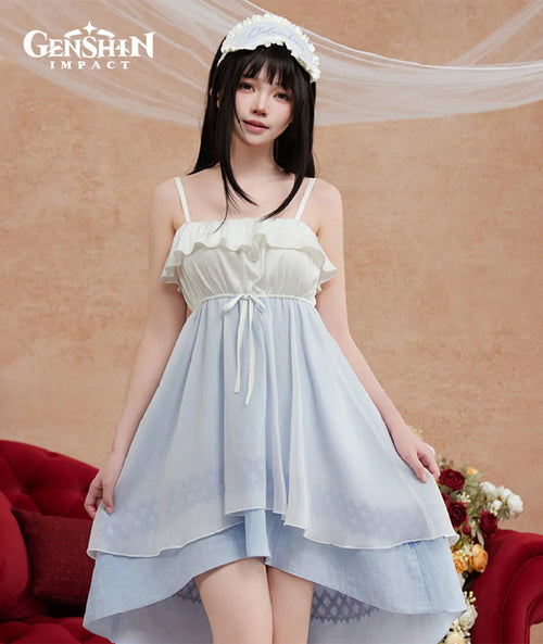 Genshin Impact Columbina Nightgown with Sleep Mask