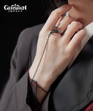 [Official Merch] Genshin Arlecchino Impression Series Necklace and Ring Set